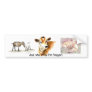 Ask Me Why I'm Vegan bumper sticker