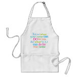Ask not what your mother can do for you... aprons