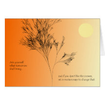 Ask Yourself Greeting Card