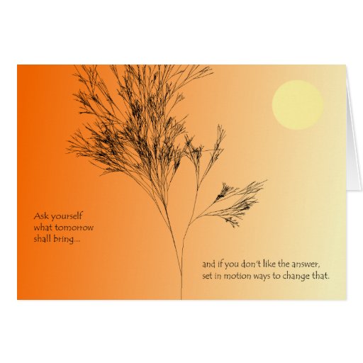 Ask Yourself Greeting Card