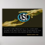 ASL : God's Gift to Deaf People  19" x 13" Print
