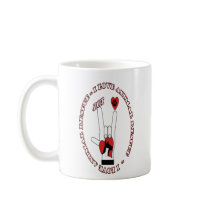 ASL - LOVE SIGN - ADOPT - RESCUE - CATS - DOGS MUG