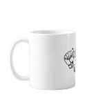 ASL ROCKS Plain Black Coffee cup. mugs