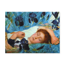 Asleep in the Irises Postcards