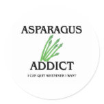 Asparagus Addict stickers