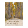 Aspen Alley In Autumn Wedding Postcards