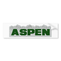 Aspen, Colorado Bumper Sticker