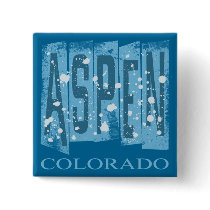 ASPEN, COLORADO PINBACK BUTTONS