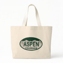 Aspen Colorado license plate Bag