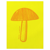 Aspen Mushroom Doodle Art Flyer Design