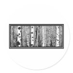 Aspen Round Stickers
