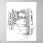Aspens in Winter  posters