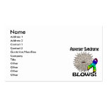 Asperger Syndrome Blows Awareness Design Business Card