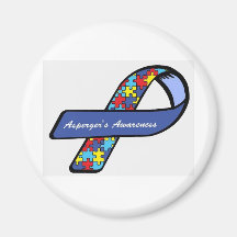 Asperger's Awareness Ribbon Magnet