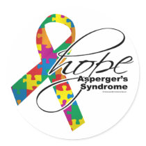 Asperger's Syndrome Hope 2 Sticker