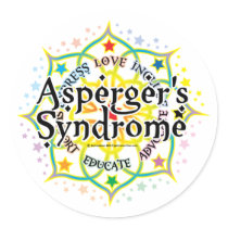 Asperger's Syndrome Lotus Stickers