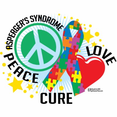 Asperger's Syndrome PLC Photo Cutouts by fightcancertees