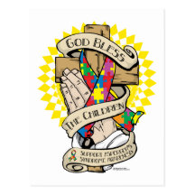 Asperger's Syndrome Praying Hands Post Cards