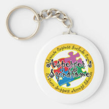 Asperger's Syndrome Puzzle Pin Key Chains