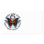 Asperger's Syndrome Tribal Butterfly Business Card