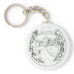 Asphalt Cowboy logo keychain
