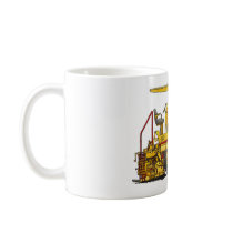 Asphalt Paving Machine Construction Mugs