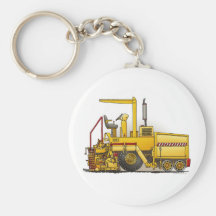 Asphalt Paving Machine Key Chain