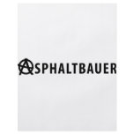 Asphaltbauer icon personalized flyer