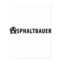 Asphaltbauer icon post cards
