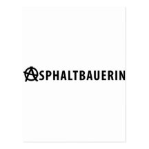 Asphaltbauerin icon post cards