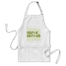 Aspie Genius - Computers Aprons