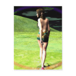 Asrial, back view post card