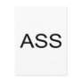 Ass Postcard