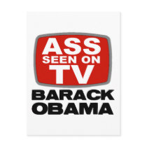 Ass Seen on TV Post Card