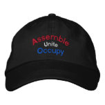 Assemble Unite Occupy Embroidered Cap embroidered hats