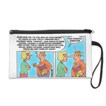 Assertiveness Cartoon Wristlet