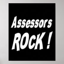Assessors Rock! Poster Print