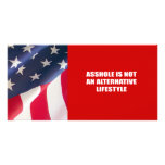 Asshole is not an alternative Lifestyle photo cards