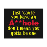 ASSHOLE Postcard