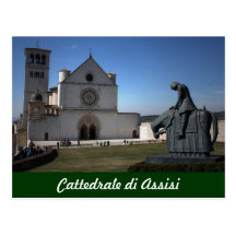 Assisi Cathedral (Italian: Cattedrale di Assisi Postcard