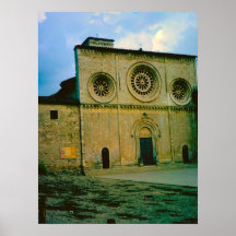 Assisi, upper Basilica Poster