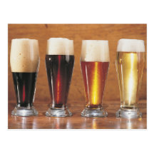 Assorted beers and ales post cards