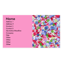 Assorted Buttons Business Card