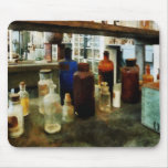 Assorted Chemicals in Bottles