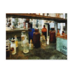 Assorted Chemicals in Bottles