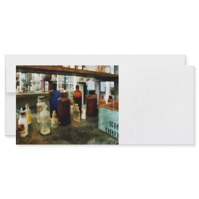 Assorted Chemicals in Bottles by SusanSavad