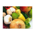 Assorted Vegetables postcards
