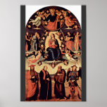 Assumption, With Four Saints, From Left: Bernardo Print