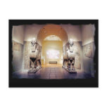 assyrian 2 bulls postcard