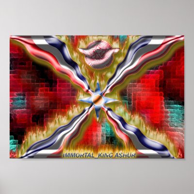 Assyrian Flag Posters by Joleis